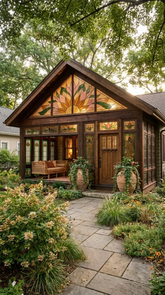 "Should You Invest in Stained Glass for a Boho Exterior?