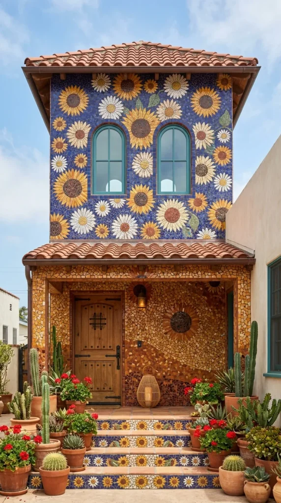 Should You Tile Your Entire Facade in Mosaic?