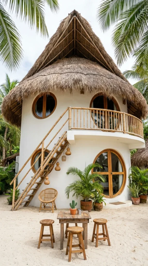 Should You Go Full Tropical Thatched-Roof Architecture?